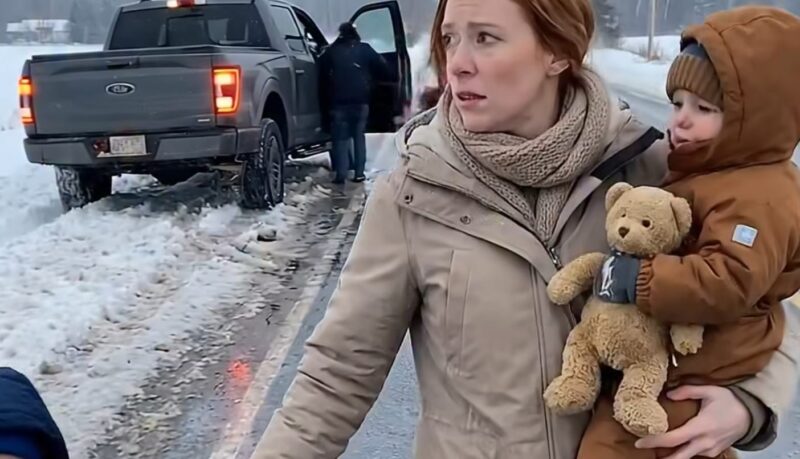 Съпругът ми хвърли мен и децата ми в бушуваща виелица, като оставихме само счупен куфар. Студът ни прониза кожата, вятърът виеше... и точно тогава един „опасен“ моторист спря двигателя, слезе от мотора си и направи нещо, което никой не очакваше.